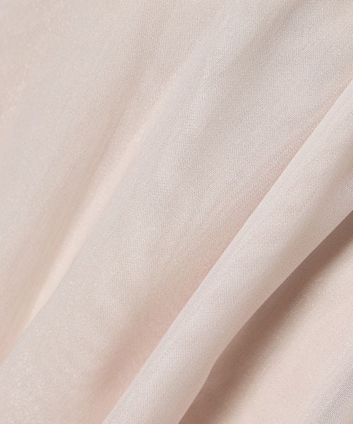 F i.n.t（フィント）の「シアーオフショルフリルプルオーバーブラウス　夏服（シャツ/ブラウス・レディース・ブルーグレー/ライトピンク/アイボリー/ミント・FREE）」の12枚目の写真