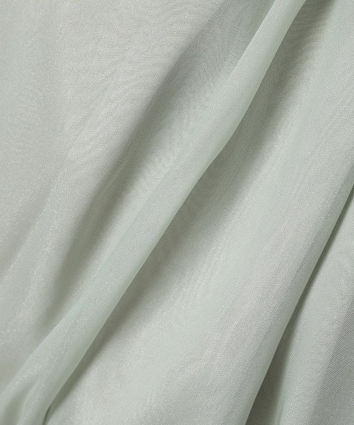 F i.n.t（フィント）の「シアーオフショルフリルプルオーバーブラウス　夏服（シャツ/ブラウス・レディース・ブルーグレー/ライトピンク/アイボリー/ミント・FREE）」の11枚目の写真