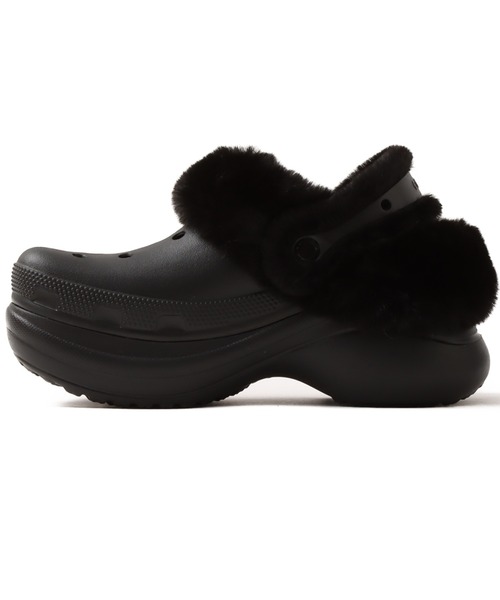 crocs(クロックス)の「crocs Bae Lined Clog / クロックス ベイ ラインド クロッグ(サンダル・レディース・ブラック・27.0cm/26.0cm/25.0cm/24.0cm/23.0cm/22.0cm)」の5枚目の写真