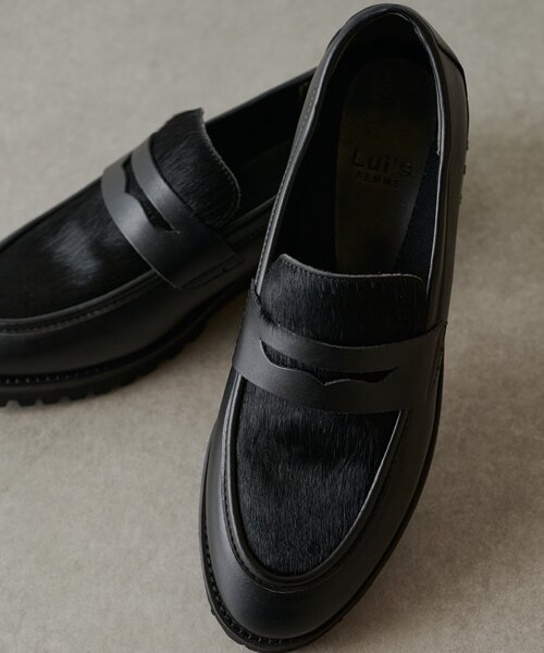 Lui's(ルイス)の「ボリュームソールローファー(ローファー・レディース・ブラック/ブラック系その他・23.5/24.5)」の8枚目の写真