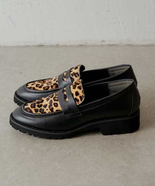 Lui's(ルイス)の「ボリュームソールローファー(ローファー・レディース・ブラック/ブラック系その他・23.5/24.5)」の3枚目の写真