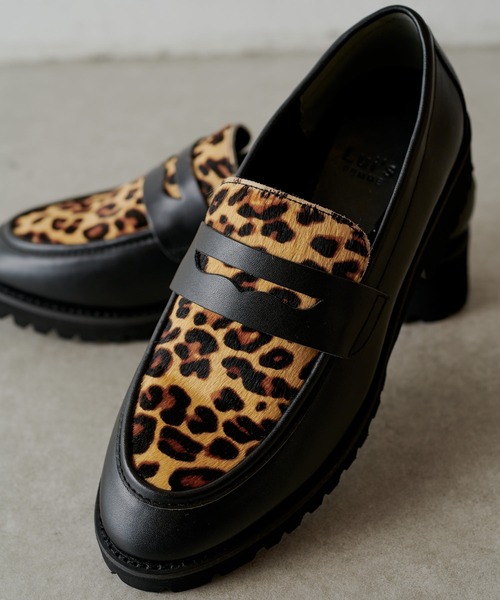 Lui's(ルイス)の「ボリュームソールローファー(ローファー・レディース・ブラック/ブラック系その他・23.5/24.5)」の4枚目の写真