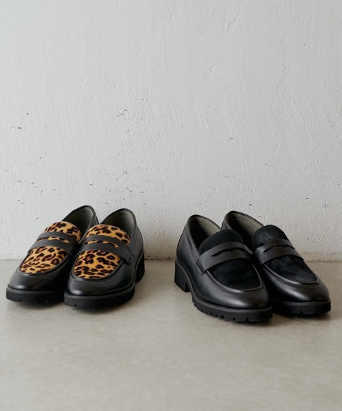 Lui's(ルイス)の「ボリュームソールローファー(ローファー・レディース・ブラック/ブラック系その他・23.5/24.5)」の6枚目の写真