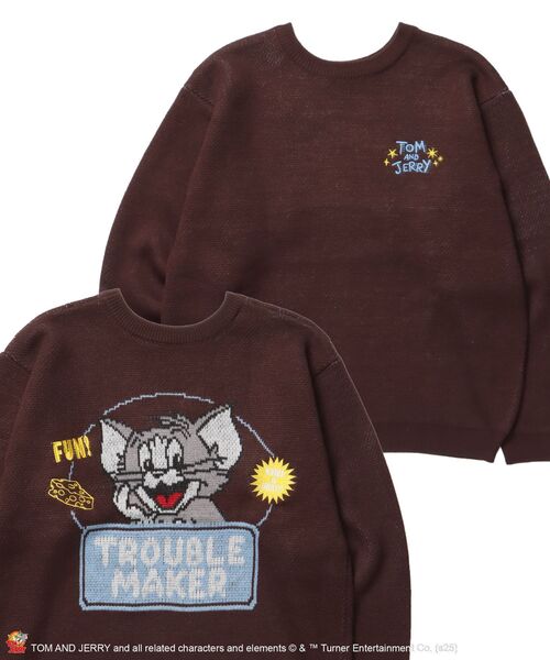 SEQUENZ（シークエンズ）】TJ TROUBLE MAKER KNIT / トムとジェリー