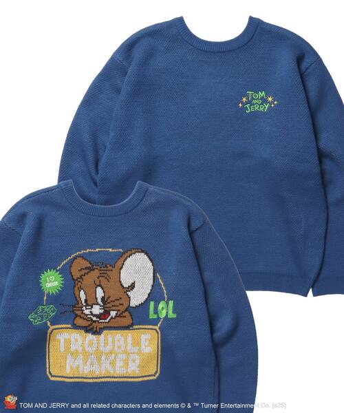 SEQUENZ（シークエンズ）】TJ TROUBLE MAKER KNIT / トムとジェリー