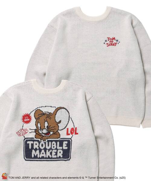 SEQUENZ（シークエンズ）】TJ TROUBLE MAKER KNIT / トムとジェリー