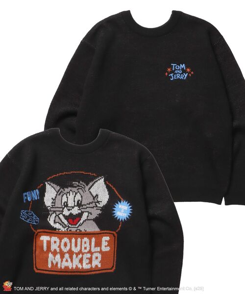 SEQUENZ（シークエンズ）】TJ TROUBLE MAKER KNIT / トムとジェリー