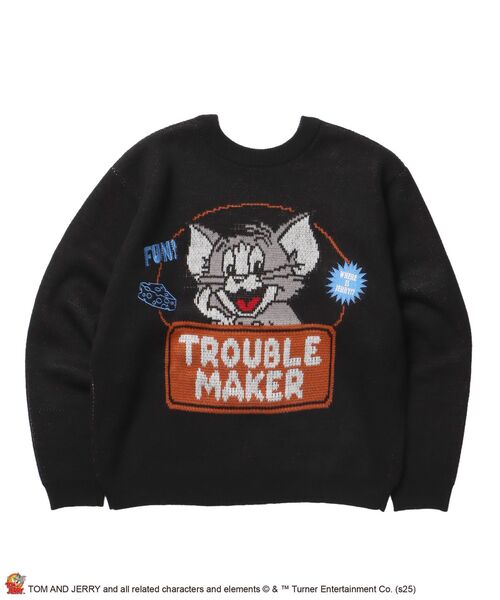 トム SEQUENZ（シークエンズ）】TJ TROUBLE MAKER KNIT / トムとジェリー