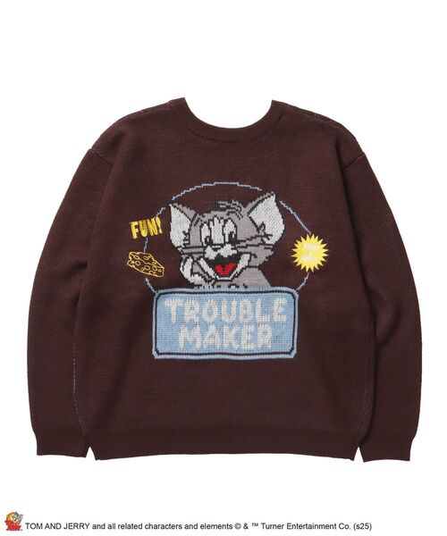 SEQUENZ（シークエンズ）】TJ TROUBLE MAKER KNIT / トムとジェリー