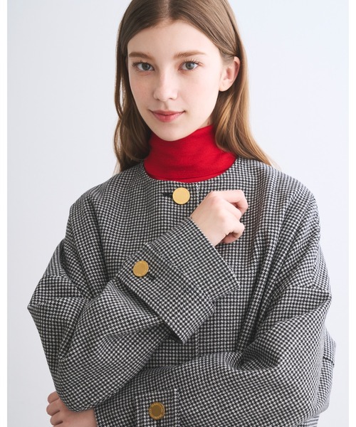 Traditional Weatherwear（トラディショナルウェザーウェア）の「MALTON N/C（ステンカラーコート・レディース・ブラウン系その他/ブラック系その他・30/34/32）」の6枚目の写真