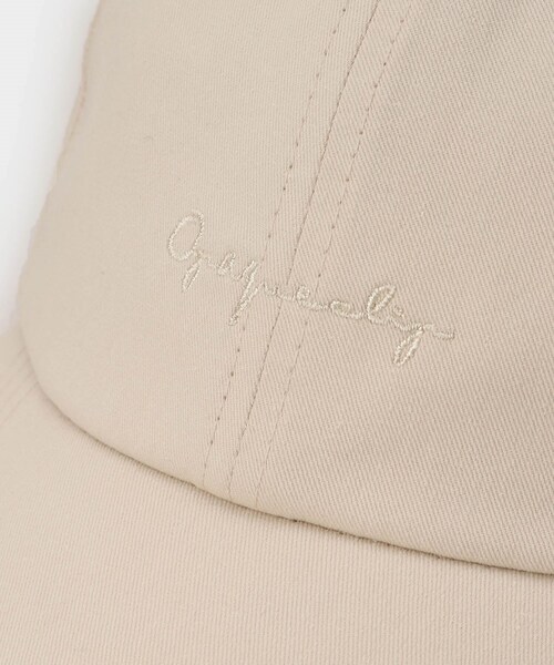 OPAQUE.CLIP（オペークドットクリップ）の「ロゴキャップ（キャップ・レディース・チャコールグレー/ライトベージュ/ブラック・00）」の9枚目の写真