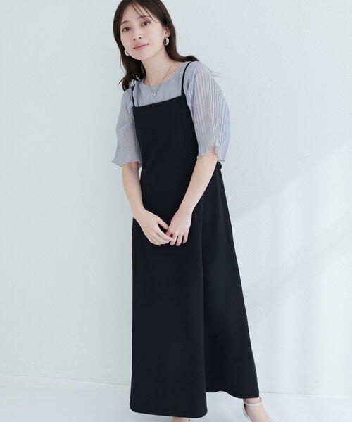 natural couture(ナチュラルクチュール)の「【ako】楽ちんキャミワンピース(ワンピース・レディース・ブラック/グレー/ブラウン/ボルドー・FREE)」の17枚目の写真
