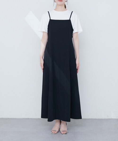 natural couture(ナチュラルクチュール)の「【ako】楽ちんキャミワンピース(ワンピース・レディース・ブラック/グレー/ブラウン/ボルドー・FREE)」の22枚目の写真