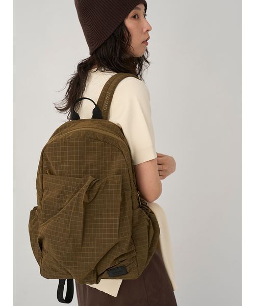 ボックスチェックギャザーボディーバックパック（バックパック