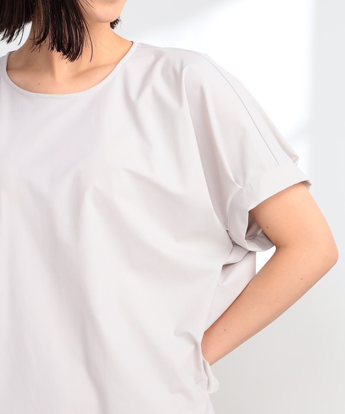 GALLORIA（ギャローリア）の「接触冷感　ドルマンブラウス（シャツ/ブラウス・レディース・ライトグレー/ネイビー・S/M/L/LL）」の9枚目の写真