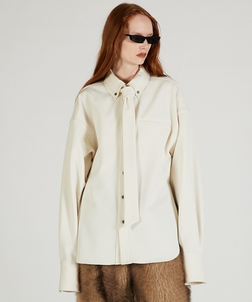 ネクタイ付きシャツ / Shirt with Tie（シャツ/ブラウス