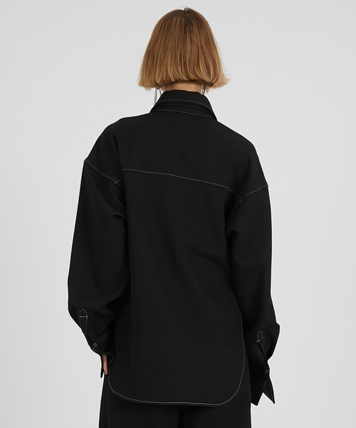 ネクタイブラウス ネクタイ付きシャツ / Shirt with Tie（シャツ/ブラウス