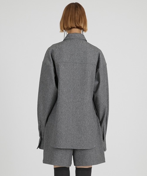 PRANK PROJECT Shirt with tie グレー Shirt with tie