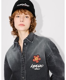KENZO Ocean Camo' ショート スリーブ シルク シャツ（シャツ