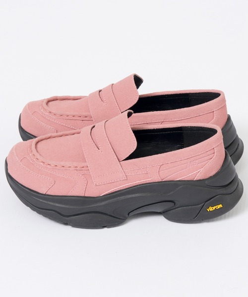 MAISON SPECIAL(メゾンスペシャル)の「Loafer Sneakers/ローファースニーカー【MAISON SPECIAL/メゾンスペシャル】(ローファー・レディース・ピンク/シルバー/ブラック・37/36/38)」の5枚目の写真