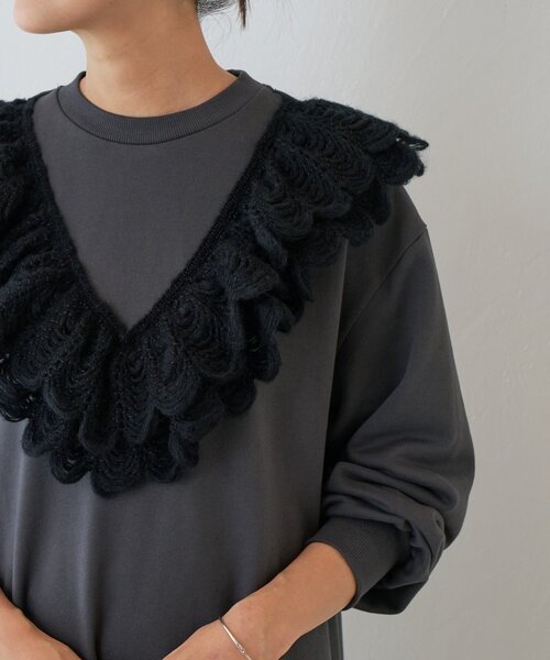 セール】タムレース裏毛ワンピース（ワンピース）｜BEARDSLEY