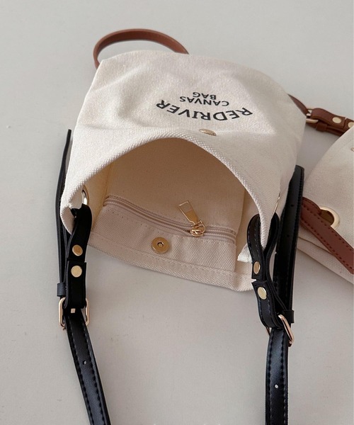 aimoha（アイモハ）の「【-aimoha-KIDS-】キッズ　キャンバスショルダーバッグ（ショルダーバッグ・キッズ・ブラウン/ブラック・FREE）」の16枚目の写真