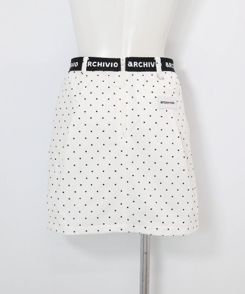 archivio(アルチビオ)の「<LADIES>保温撥水ドット柄スカート(スカート・レディース・ブラック/ホワイト・L/M/S)」の6枚目の写真