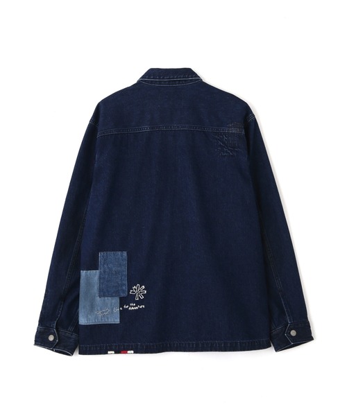 AVIREX（アヴィレックス）の「《RESTORE COLLECTION》REPAIR CUSTOM & EMB UTILITY SHIRT JACKET / リペアカスタム 刺繍ユーティリティ シャツジャケット / AVIREX / アヴィレックス（シャツ/ブラウス・メンズ・インディゴブルー/オリーブ・XX-LARGE/X-LARGE/LARGE/MEDIUM）」の8枚目の写真