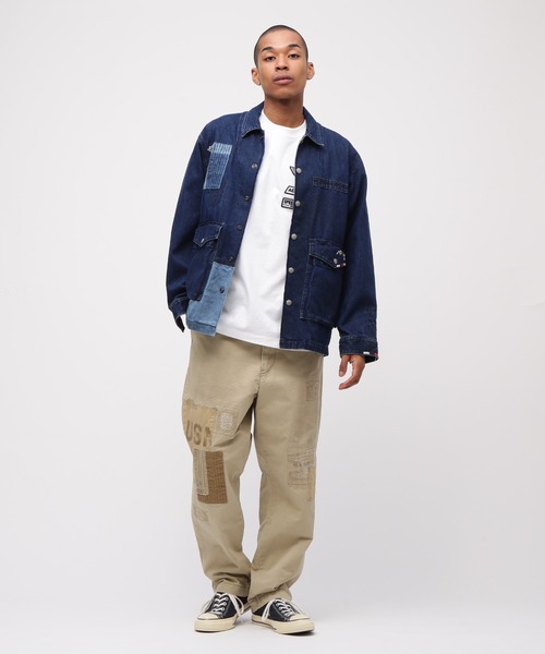 AVIREX（アヴィレックス）の「《RESTORE COLLECTION》REPAIR CUSTOM & EMB UTILITY SHIRT JACKET / リペアカスタム 刺繍ユーティリティ シャツジャケット / AVIREX / アヴィレックス（シャツ/ブラウス・メンズ・インディゴブルー/オリーブ・XX-LARGE/X-LARGE/LARGE/MEDIUM）」の15枚目の写真