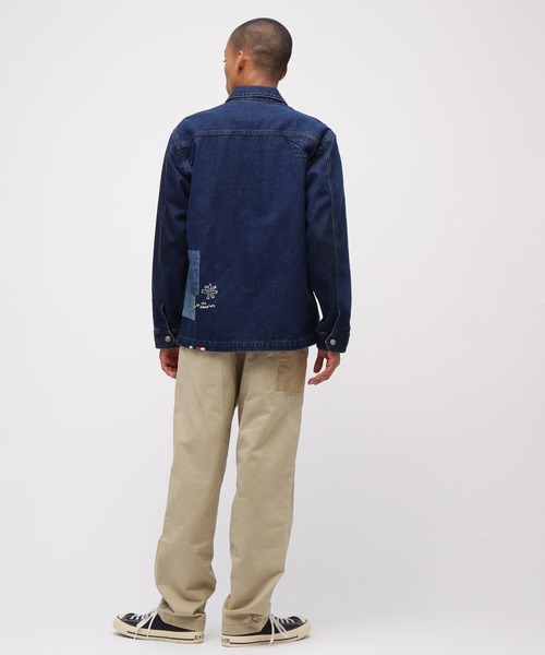 AVIREX（アヴィレックス）の「《RESTORE COLLECTION》REPAIR CUSTOM & EMB UTILITY SHIRT JACKET / リペアカスタム 刺繍ユーティリティ シャツジャケット / AVIREX / アヴィレックス（シャツ/ブラウス・メンズ・インディゴブルー/オリーブ・XX-LARGE/X-LARGE/LARGE/MEDIUM）」の16枚目の写真