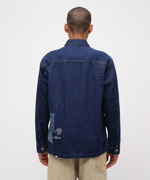 AVIREX（アヴィレックス）の「《RESTORE COLLECTION》REPAIR CUSTOM & EMB UTILITY SHIRT JACKET / リペアカスタム 刺繍ユーティリティ シャツジャケット / AVIREX / アヴィレックス（シャツ/ブラウス・メンズ・インディゴブルー/オリーブ・XX-LARGE/X-LARGE/LARGE/MEDIUM）」の18枚目の写真