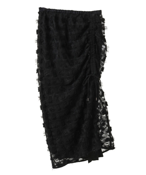 near.nippon.(ニアーニッポン)の「<near.nippon (ニアー ニッポン)>ポップコーンレースドロストスカート(スカート・レディース・ブラック系その他3・38)」の7枚目の写真