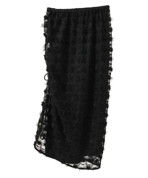 near.nippon.(ニアーニッポン)の「<near.nippon (ニアー ニッポン)>ポップコーンレースドロストスカート(スカート・レディース・ブラック系その他3・38)」の8枚目の写真