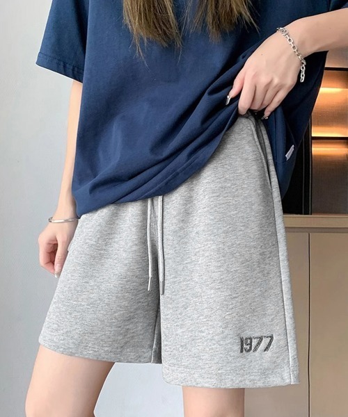 Miniministore(ミニミニストア)の「スウェットショーツ 韓国風ショートパンツ(スウェットパンツ・レディース・グレー/ブラック/ピンク/ホワイト・L/M)」の8枚目の写真