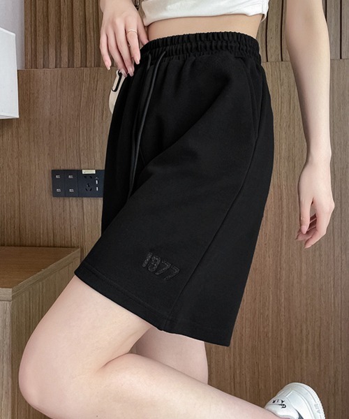 Miniministore(ミニミニストア)の「スウェットショーツ 韓国風ショートパンツ(スウェットパンツ・レディース・グレー/ブラック/ピンク/ホワイト・L/M)」の13枚目の写真