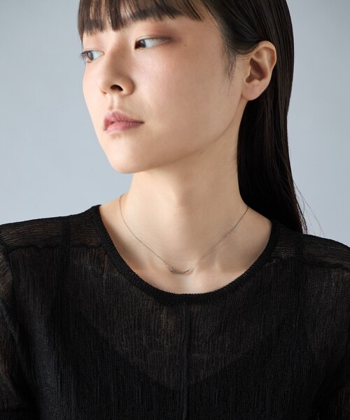 ミニマル] ネックレス カーブ（ネックレス）｜Jouete（ジュエッテ）の