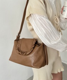 SOLLON. | フリルフラップPUショルダーバッグ(ショルダーバッグ)