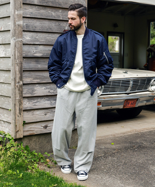 MR.OLIVE（ミスターオリーブ）の「MR.OLIVE ミスターオリーブ / MILITARY NYLON L-2 FLIGHT JACKET ミリタリーナイロンL-2フライトジャケット / M253136（MA-1・メンズ・グリーン/ネイビー・SMALL/MEDIUM/LARGE）」の4枚目の写真