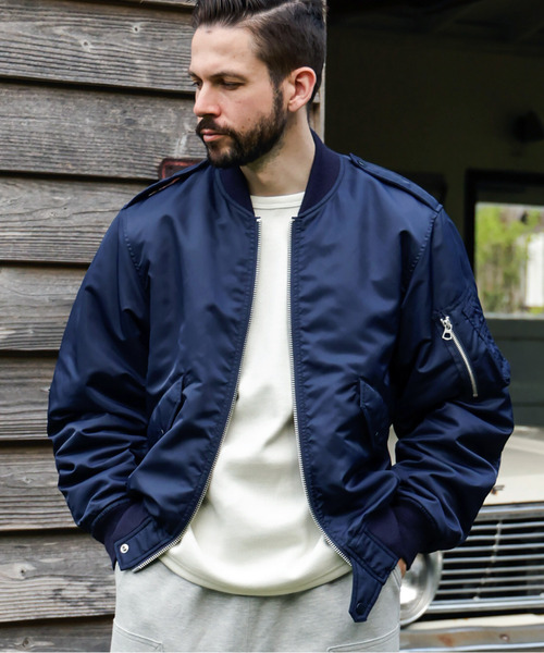 MR.OLIVE（ミスターオリーブ）の「MR.OLIVE ミスターオリーブ / MILITARY NYLON L-2 FLIGHT JACKET ミリタリーナイロンL-2フライトジャケット / M253136（MA-1・メンズ・グリーン/ネイビー・SMALL/MEDIUM/LARGE）」の11枚目の写真