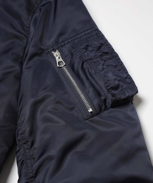 MR.OLIVE（ミスターオリーブ）の「MR.OLIVE ミスターオリーブ / MILITARY NYLON L-2 FLIGHT JACKET ミリタリーナイロンL-2フライトジャケット / M253136（MA-1・メンズ・グリーン/ネイビー・SMALL/MEDIUM/LARGE）」の17枚目の写真