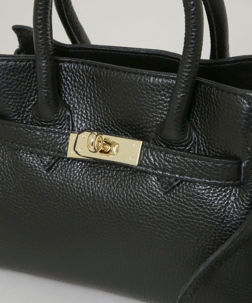 AULENTTI/ターンロックモチーフバッグ（ショルダーバッグ