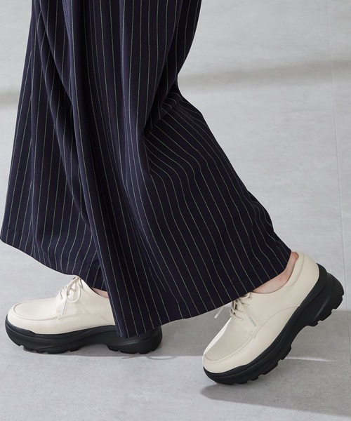 厚底 スニーカーソール レースアップ シューズ /51310（パンプス