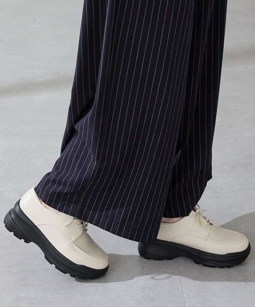 厚底 スニーカーソール レースアップ シューズ /51310（パンプス