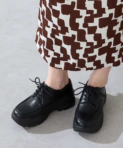 セール】厚底 スニーカーソール レースアップ シューズ /51310