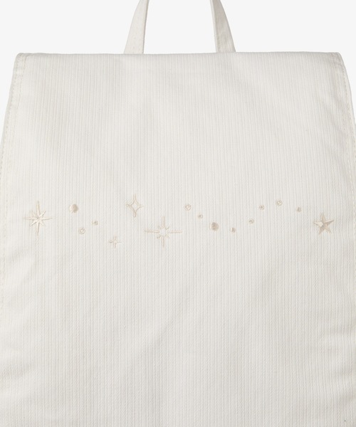 aeae（エーイーエーイー）の「FLAP COVER BACKPACK（バックパック/リュック・レディース・ホワイト/パープル・FREE）」の5枚目の写真