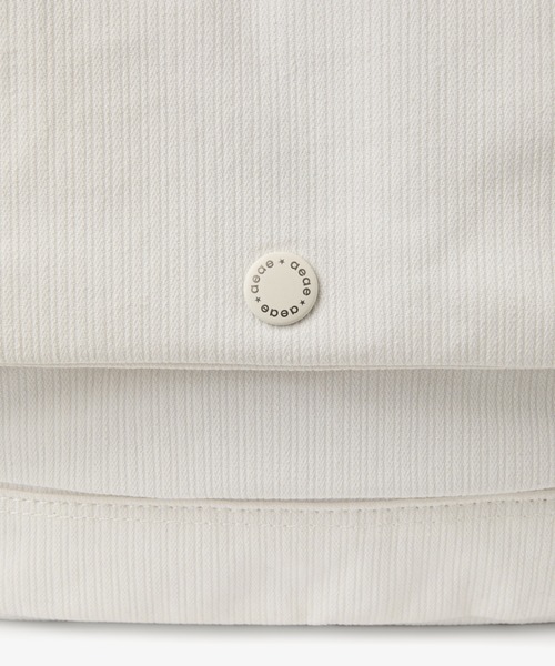 aeae（エーイーエーイー）の「FLAP COVER BACKPACK（バックパック/リュック・レディース・ホワイト/パープル・FREE）」の6枚目の写真