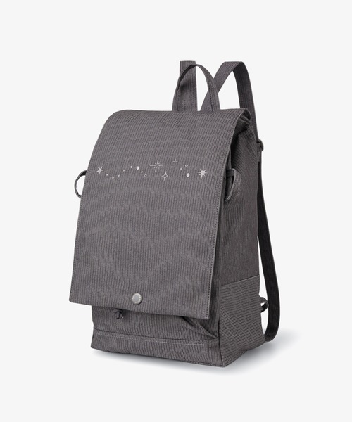 aeae（エーイーエーイー）の「FLAP COVER BACKPACK（バックパック/リュック・レディース・ホワイト/パープル・FREE）」の10枚目の写真