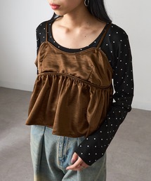 【MAGASIN DE MODE Onjna】サテン ビスチェキャミソール DTK