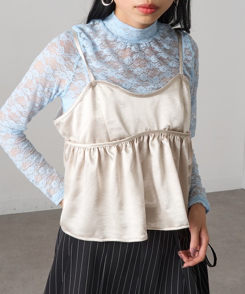 セール】【MAGASIN DE MODE Onjna】サテン ビスチェキャミソール DTK