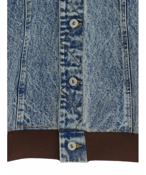 RIB MIX DENIM BLOUSON（デニムジャケット）｜Ameri（アメリ）の